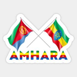 Amhara Ethiopia Eritrea Abyssinia Africa graphic print Sticker